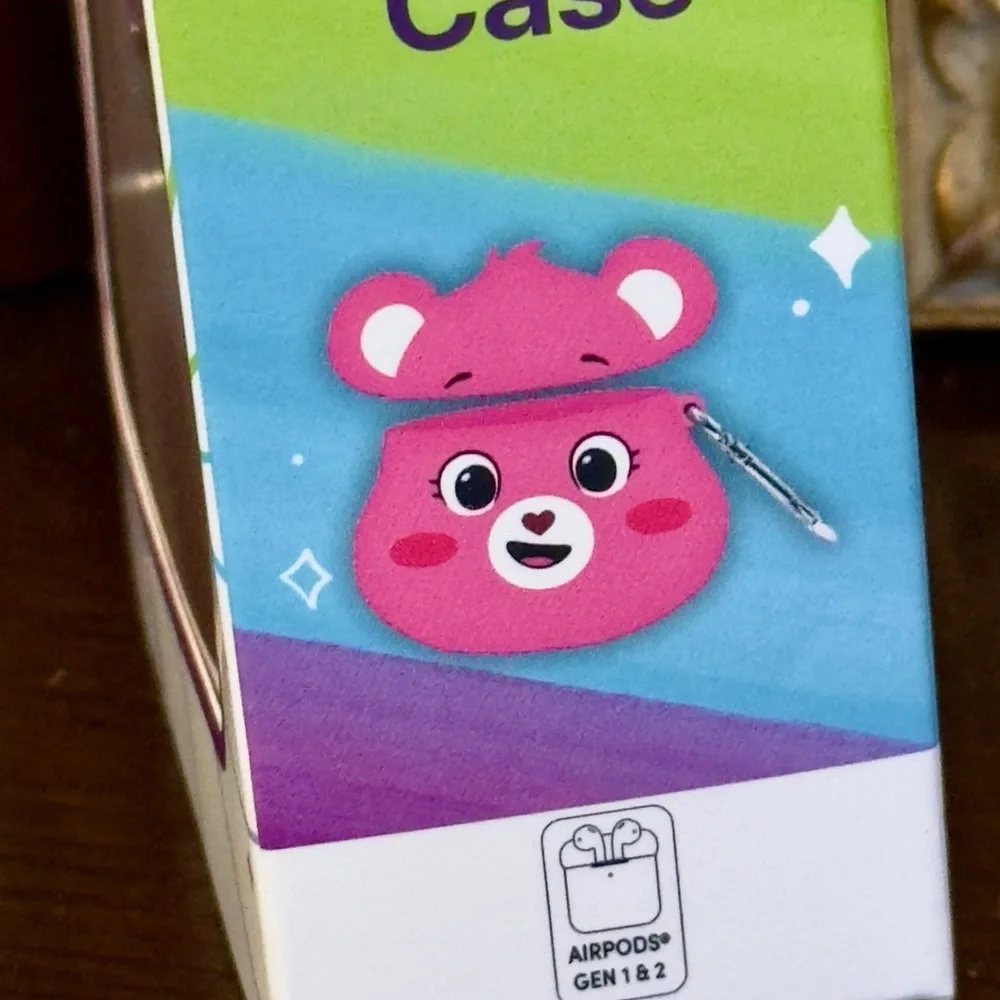 Cheer Bear Airpod Case Care Bears Generation 1 & 2 Unlock The Magic NEW in Box!